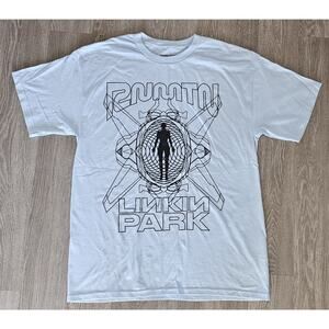 Linkin Park Band T Shirt Unisex Large Light Blue NWOT